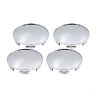Cache-moyeu de roue SOURCING MAP 4pcs 68mm Dia 6-Clip couvre capuchon moyeu pneu centre roue voiture Chrome argenté