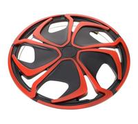 Cache-moyeu Roue Noir Rouge, Enjoliveur Remplacement, Jante De Voiture Automobile, 14 Pouces, Housse Décorative Universelle