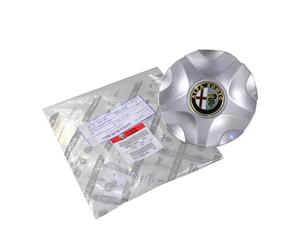 Cache Moyeux Centre de Jante Capuchons Original Argent Alfa Romeo Logo 50512635