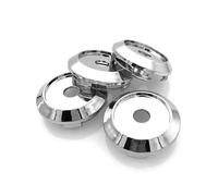 Cache Moyeux pour Rays TE37 ZE40 Volk Advan Racing XXR Work Emotion Vossen Rims Hub Cover Blank No Logo Car Wheel Center Cap Enjoliveurs de Roue(Argent)