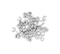 Cache-noeud - Perles à écraser - Argenté - 5 mm - 500 pcs
