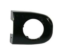 Cache noir avec trou de barillet pour poignée de porte