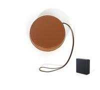 Cache-Objectif en Cuir pour Instax Mini 41 - Couverture Anti-Perte avec Cordon Élastique et Doublure en Mousse Douce (8cm) - Protection Contre Les Rayures pour Accessoires Compatibles (Marron)