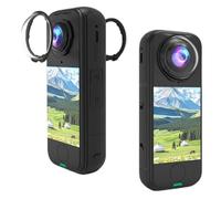 Cache-Objectif pour Insta360 X4 Air, Verre Trempé Optique, Dureté 10H, Protection de l'Objectif, Accessoires pour Caméra Sportive