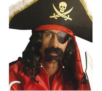 Widmann Cache-œil pirate en satin noir