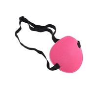 Cache Oeil Pirate Masque for les yeux 3D unique, 1 pièce, Patch for de Pirate, lavable, réglable, Concave, for enfant, Cosplay(Pink)