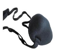 Cache Oeil Pirate Patch for les yeux Concave, rainure en mousse, masques lavables for Pirate, masque for 3D, for, Cosplay(Black)