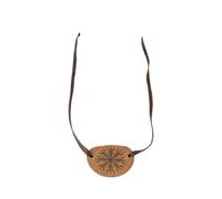 Cache Oeil Pirate Patch for les yeux de Pirate, patchs for réglables for fêtes à thème, Costume Cosplay(Yellow)