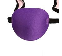 Cache Oeil Pirate Patch for les yeux de Pirate unisexe, 1 pièce, for unique, lavable, réglable, Concave, Costume Cosplay for enfants(Purple)