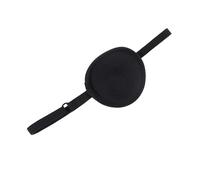 Cache Oeil Pirate Pirate Eye Patch Unisexe Noir Single Eyepatch One Lavable Réglable Concave Kid Cosplay Costume