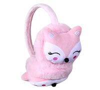 Cache-oreille Enfants Chaud Hiver en Peluche Cache Oreille avec Animal Modèle Filles Garçon Fourreau d'oreille Hiver Chaud Cache-oreilles Earmuff Protège Oreille pour Vélo Ski Voyage Cadeau Noël