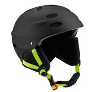 Cache-oreilles avec casque de kayak, casque de sécurité noir avec ventilation, casque de ski, casque de sports nautiques pour le wakeboard, sports d'eau vive