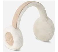 Cache-oreilles brodé en peau de mouton UGG pour femme | UGG UE in Beige, Taille O/S, Shearling