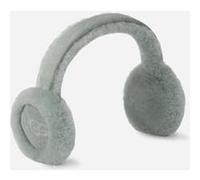 Cache-oreilles brodé en peau de mouton UGG pour femme | UGG UE in Grey Mist, Taille O/S, Shearling