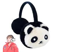 Cache-oreilles Chaud D'hiver pour Enfants Mignon en panda Motif Peluche Couvre-Oreille Protection Mignon Cache-Oreilles Ajustable Fausse Fourrure Accessoire D'hiver pour Bébés Filles Garçons