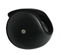 Cache-oreilles coupe-vent en cuir imperméable pour homme adulte - Garde au chaud par temps froid - Fournitures de cyclisme pour enfants et filles - Chaudes en peluche, Oreille en polyuréthane noir