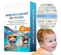 Cache-oreilles de douche, cache-oreilles de douche pour | Lot de 30 bouchons d'oreilles souples et imperméables pour la douche - Protection auditive confortable en film PU pour le bain de bébé