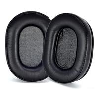 Cache-oreilles de rechange pour Audio Technica ATH M50X M40X pour Sony MDR7506 V6 V7 - Coussinets en cuir protéiné doux en peau de mouton avec mousse épaisse pour les sessions de 7,3 cm
