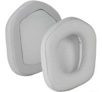 Cache-oreilles de rechange pour casque de jeu Logitech G533 et G335 - Cuir PU - 11,5 x 8,5 cm - Comprend 2 paires (E)
