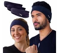 Cache-oreilles d'hiver en polaire pour homme et femme - Cache-oreilles unisexe - Équipement par temps froid - Bandeau parfait pour le ski, le cyclisme et la course à pied (bleu marine, lot de 1)