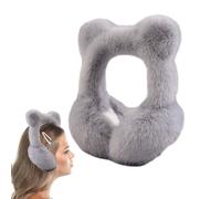 Cache-oreilles d'hiver pour fille, motif ours mignon, cache-oreilles d'automne et d'hiver, pochette chaude pour les oreilles, protection d'o
