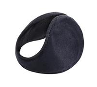 Cache-oreilles d'hiver pour homme et femme - Pliable et réglable - Cache-oreilles - Grand cache-oreilles doux - Pour l'extérieur - Noir chaud, a, M