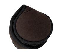 Cache-oreilles d'hiver pour homme - Grande taille - Pliable - En polaire - Pour les activités de plein air - Marron