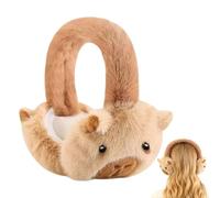 Cache-Oreilles d'Hiver,Protecteurs en Peluche de Capybara Cartoon - Bandeau pour Oreilles Pliable Doux et Chaud | Pour Déplacements Moto Cyclisme Ski Snowboard Temps Froid Automne