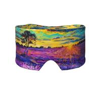 Cache-oreilles doux pour adultes - Motif peinture à l'huile - Lavande