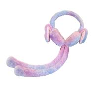 Cache-oreilles en peluche pour filles, oreilles de lapin, cache-oreilles chaudes pour le froid, pour skieurs, snowboarders, coureurs, photographes, randonnées, festivals en plein air, Multicolore