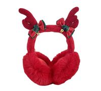 Cache-oreilles en peluche sur le thème de Noël pour femmes et, bandeau chauffe-oreilles pour l ' hiver, cadeaux de Noël, nouvel an, cache-oreilles pliables pour femmes d ' hiver