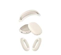 Cache-Oreilles en Silicone for Accessoires Max, Coques d'oreille/Serre-tête/Coussinets d'oreille for écouteurs AirPods Max(Starlight)