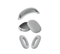 Cache-Oreilles en Silicone for Accessoires Max, Coques d'oreille/Serre-tête/Coussinets d'oreille for écouteurs AirPods Max(Gray)