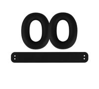 Cache-oreilles en silicone pour casque Inzone H9 II So-ny Inzone H9 II, résistant à la transpiration, à l'huile et respirant pour INZONE H9 II (coussinets de bandeau + 2 coussinets d'oreille)