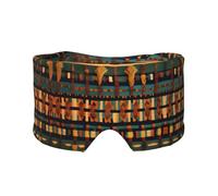 Cache-oreilles et yeux africains classiques imprimés pour adultes et enfants, doux et occultant, aide à la sieste pour la maison, le bureau