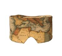 Cache-oreilles et yeux avec imprimé carte du monde - Pour la maison et le bureau