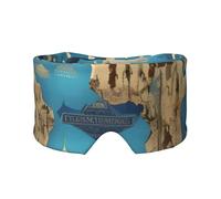 Cache-oreilles et yeux avec imprimé carte géographique du monde - Couverture de voyage confortable pour la maison et le bureau