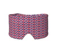 Cache-oreilles et yeux avec imprimé drapeau du Royaume-Uni - Doux et occultant - Pour le voyage - Pour la maison et le bureau