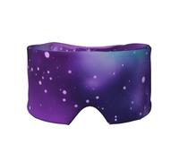Cache-oreilles et yeux avec imprimé galaxie magique violet pour la maison, le bureau, le camping, les voyages, le soulagement de l'insomnie