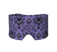 Cache-oreilles et yeux avec imprimé manoir hanté pour la maison, le bureau, le camping, l'avion