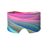 Cache-oreilles et yeux avec imprimé océan arc-en-ciel pour adultes et enfants, pour la maison, le bureau et les voyages, soulagement de l'insomnie