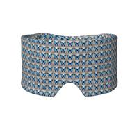 Cache-oreilles et yeux avec imprimé papillon bleu pour adultes et enfants, pour la maison, le bureau et les voyages, soulagement de l'insomnie