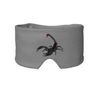 Cache-oreilles et yeux avec imprimé scorpion - Doux et occultant - Pour adultes et enfants - Confortable - Aide à la sieste de voyage
