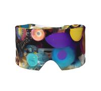 Cache-oreilles et yeux avec intelligence artificielle, motif cerveau, occultant, idéal pour la maison, le bureau