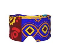 Cache-oreilles et yeux avec motifs nationaux africains pour adultes et enfants - Doux et occultant - Aide à la sieste - Pour la maison et le bureau