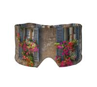 Cache-oreilles et yeux doux avec imprimé floral rouge pour adultes