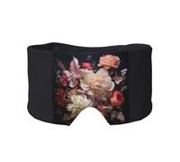 Cache-oreilles et yeux doux et occultants avec motif de belles fleurs pour adultes et enfants