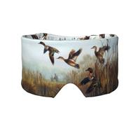 Cache-oreilles et yeux doux imprimé chasse volant sauvage pour adultes couverture de sommeil pour soulager la sieste de voyage