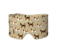 Cache-oreilles et yeux doux imprimé chiens pour adultes - Housse de protection pour le sommeil de voyage