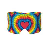 Cache-oreilles et yeux doux imprimé imprimé cœur arc-en-ciel pour adultes pour soulager la sieste de voyage